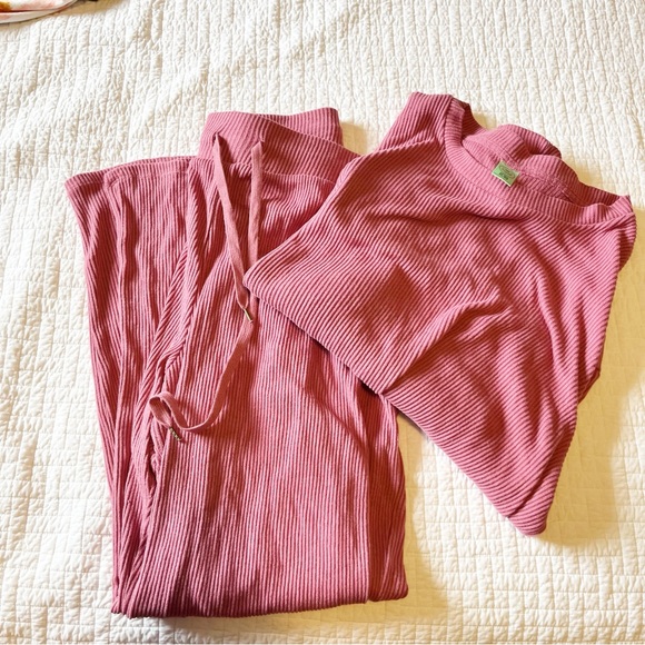 Honeydew Intimates Other - Honey Dew ribbed moody plum tea ribbed loungewear set